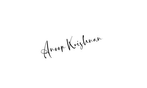 Anoop Krishnan name signature